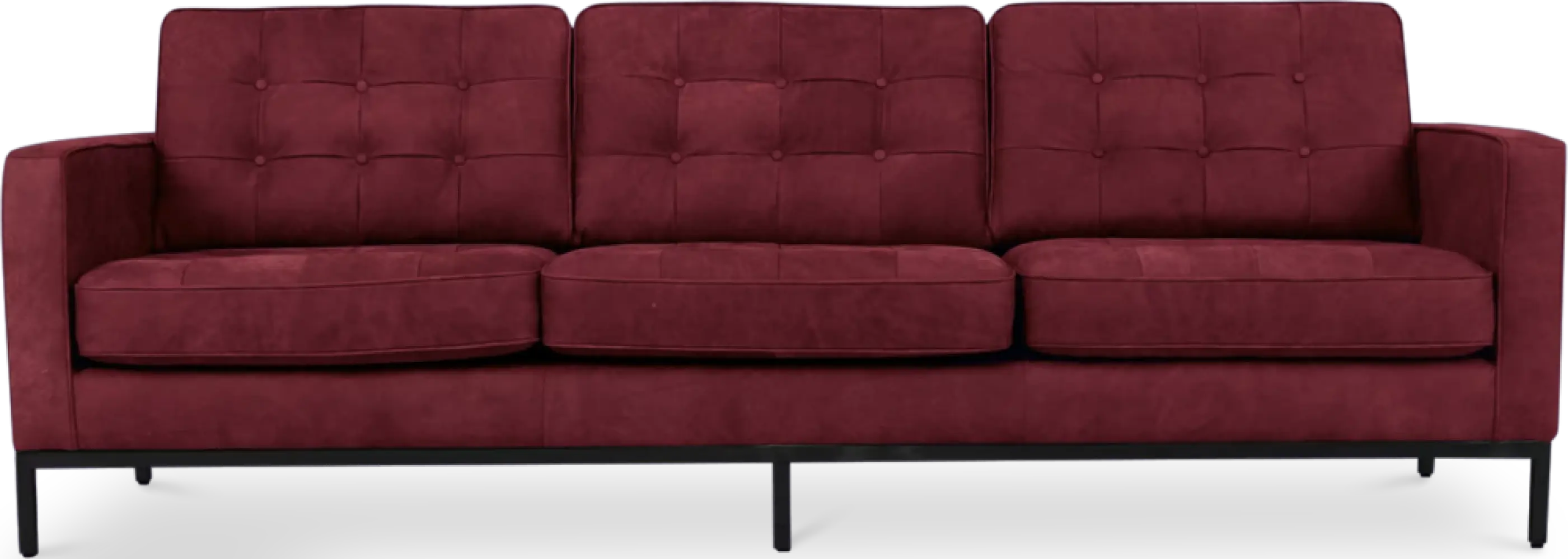 Italo Drie Zits Bordeaux Red Velvet