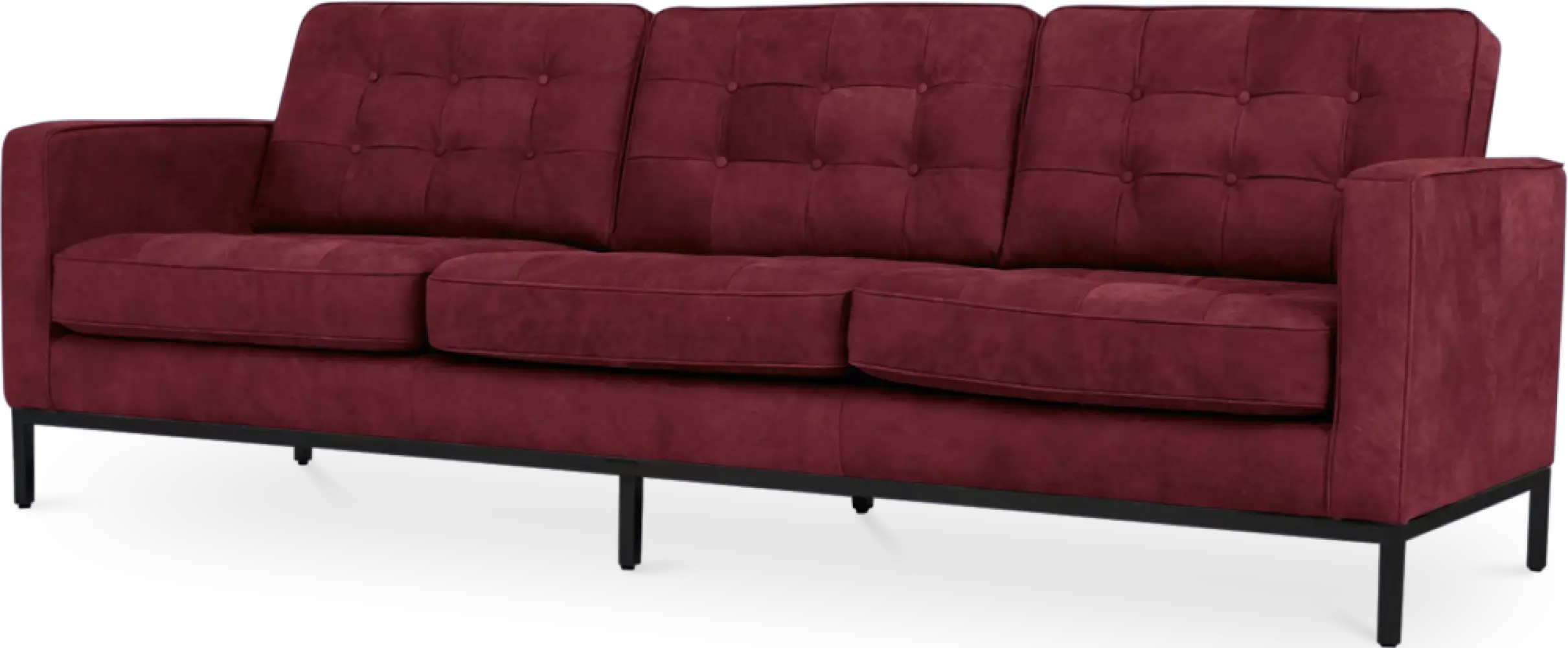 Italo Drie Zits Bordeaux Red Velvet