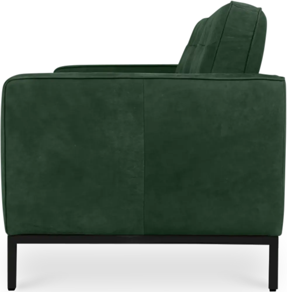 Italo Drie Zits Forest Green Velvet