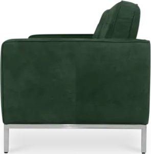 Italo Drie Zits Forest Green Velvet