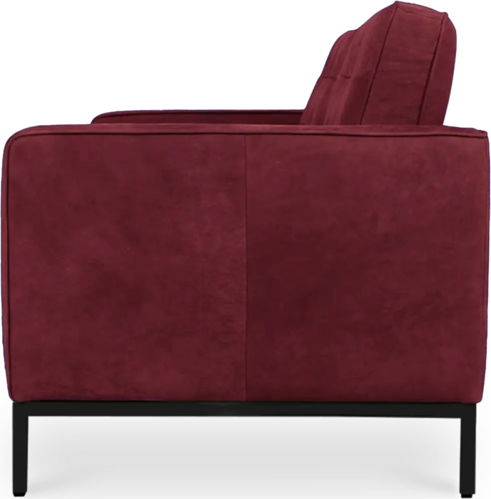 Italo Drie Zits Bordeaux Red Velvet