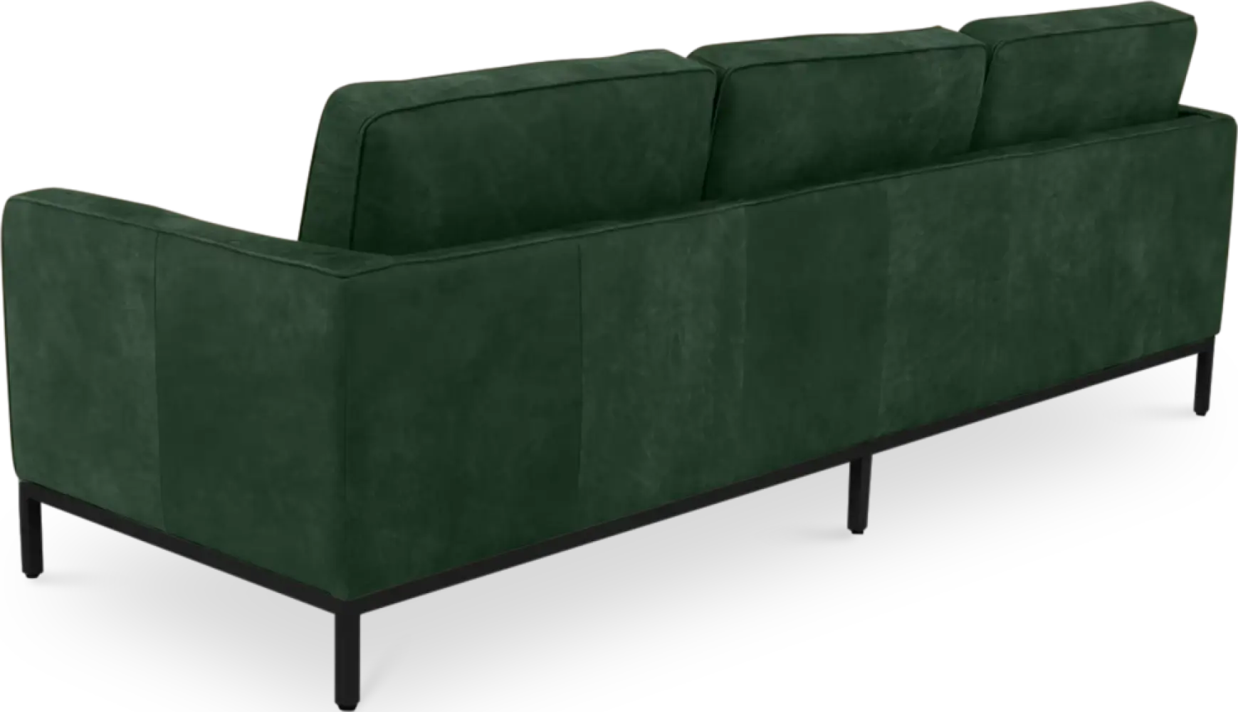 Italo Drie Zits Forest Green Velvet