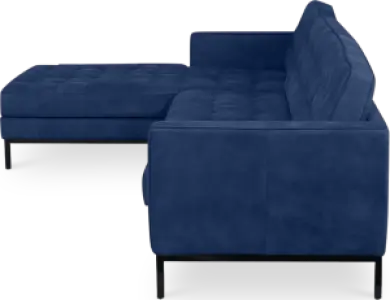 Italo Hoekbank Kings Blue Velvet (Hoek Rechts)
