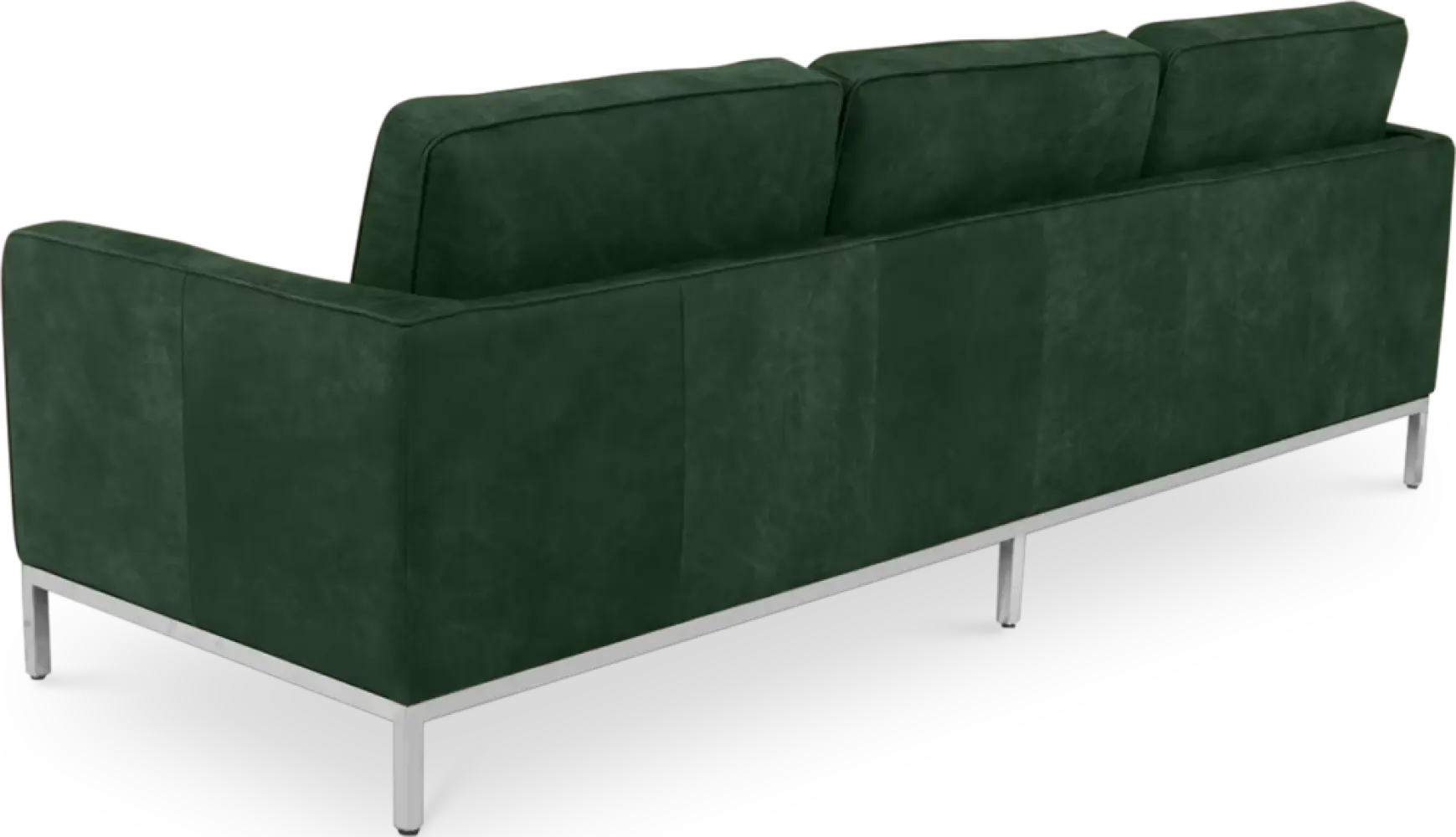 Italo Drie Zits Forest Green Velvet