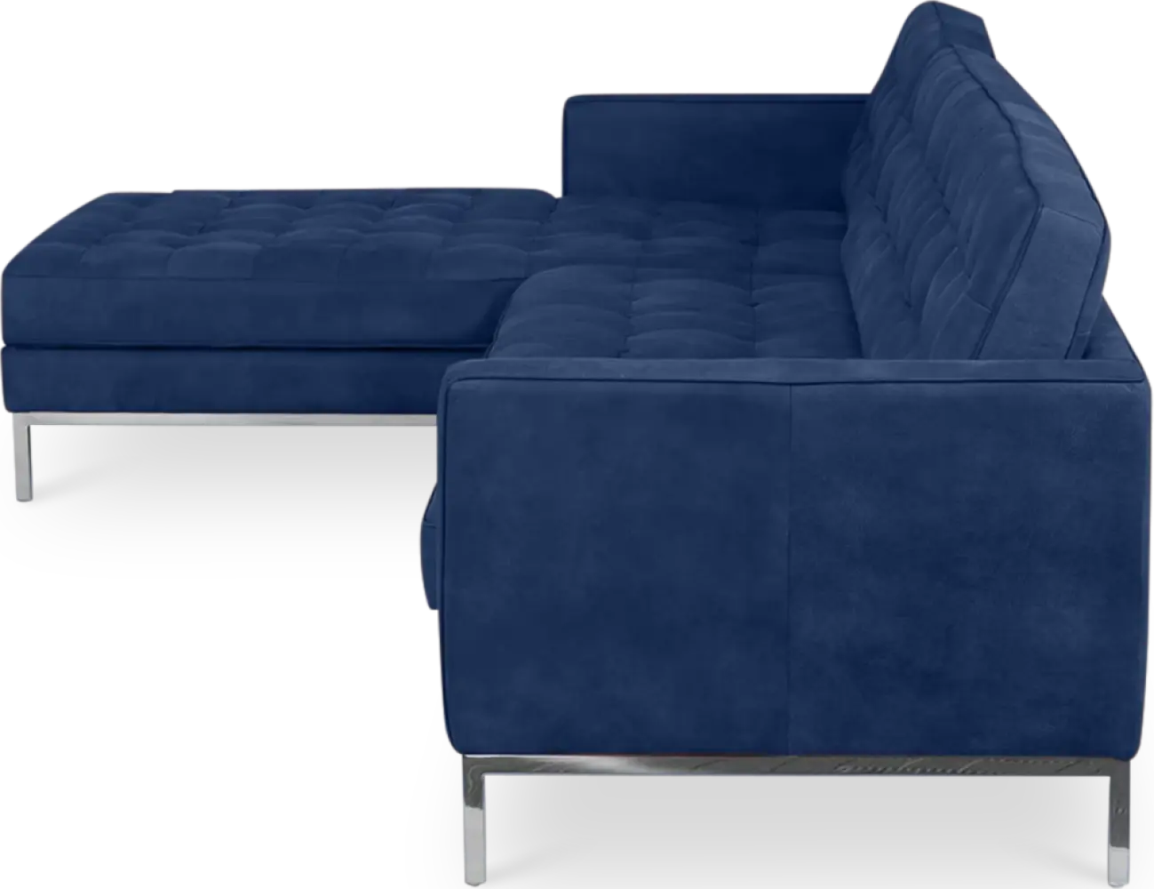 Italo Hoekbank Kings Blue Velvet (Hoek Rechts)