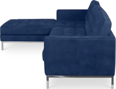 Italo Hoekbank Kings Blue Velvet (Hoek Rechts)