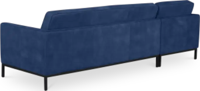 Italo Hoekbank Kings Blue Velvet (Hoek Rechts)