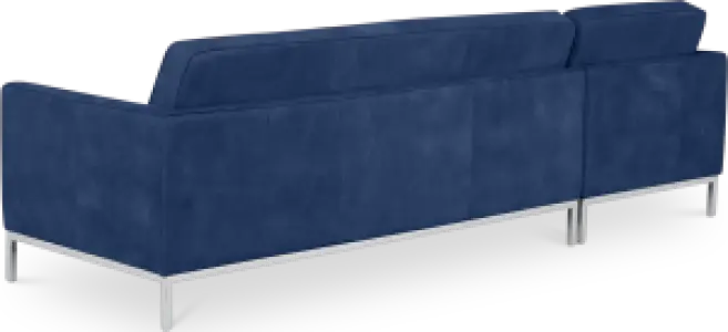 Italo Hoekbank Kings Blue Velvet (Hoek Rechts)
