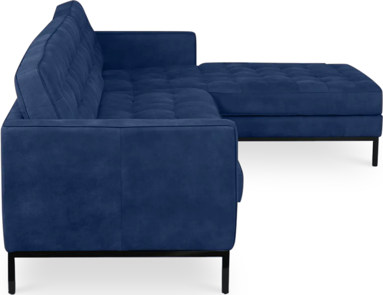 Italo Hoekbank Kings Blue Velvet (Hoek Links)