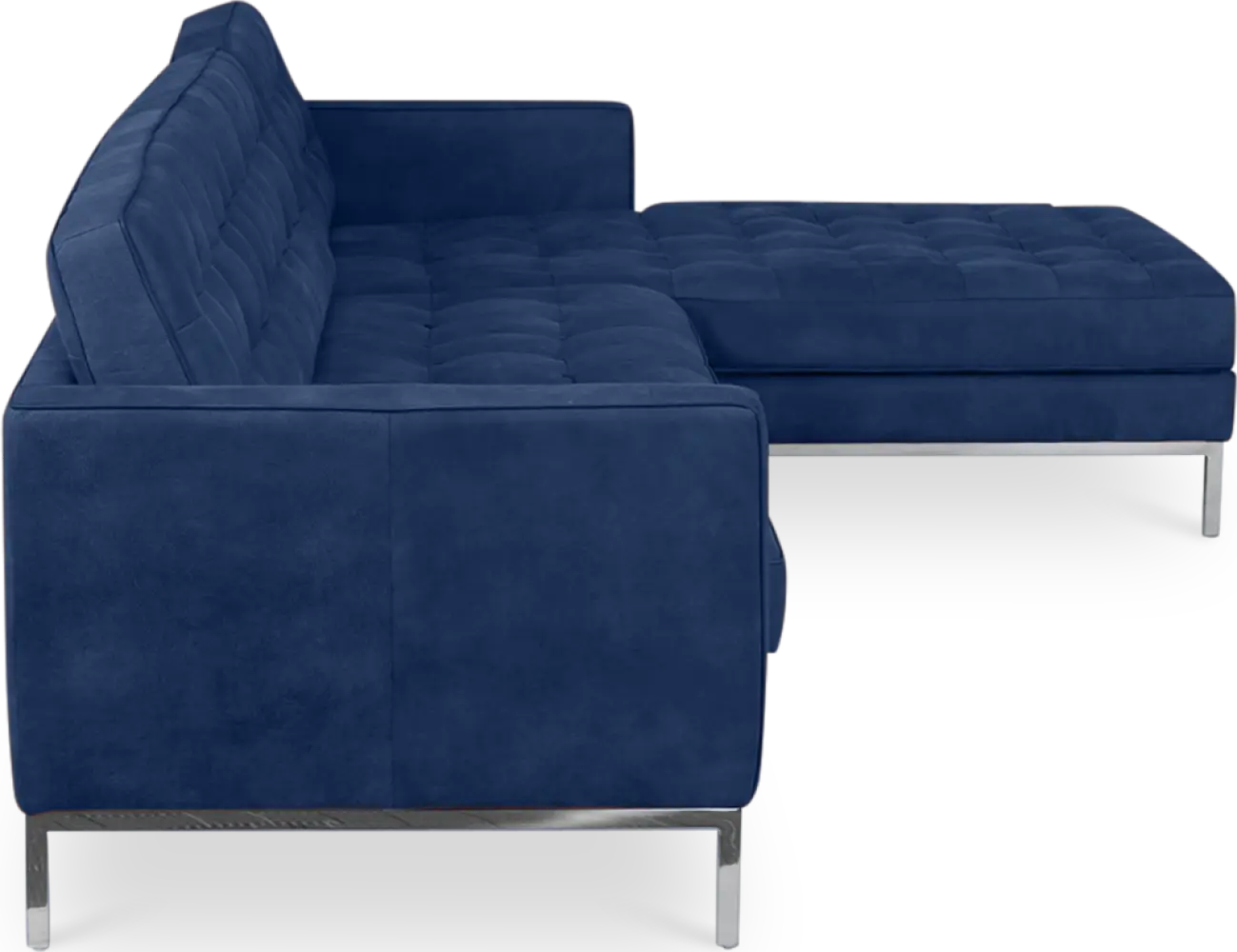 Italo Hoekbank Kings Blue Velvet (Hoek Links)