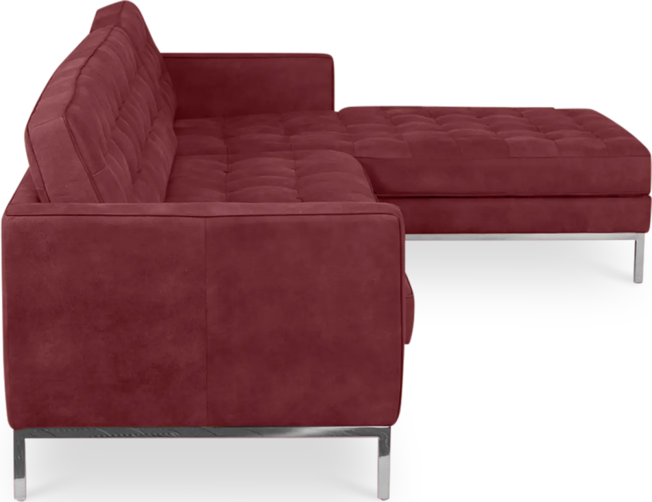 Italo Hoekbank Bordeaux Red Velvet (Hoek Links)