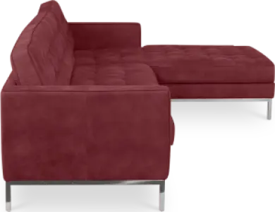Italo Hoekbank Bordeaux Red Velvet (Hoek Links)