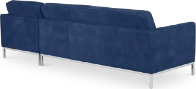 Italo Hoekbank Kings Blue Velvet (Hoek Links)
