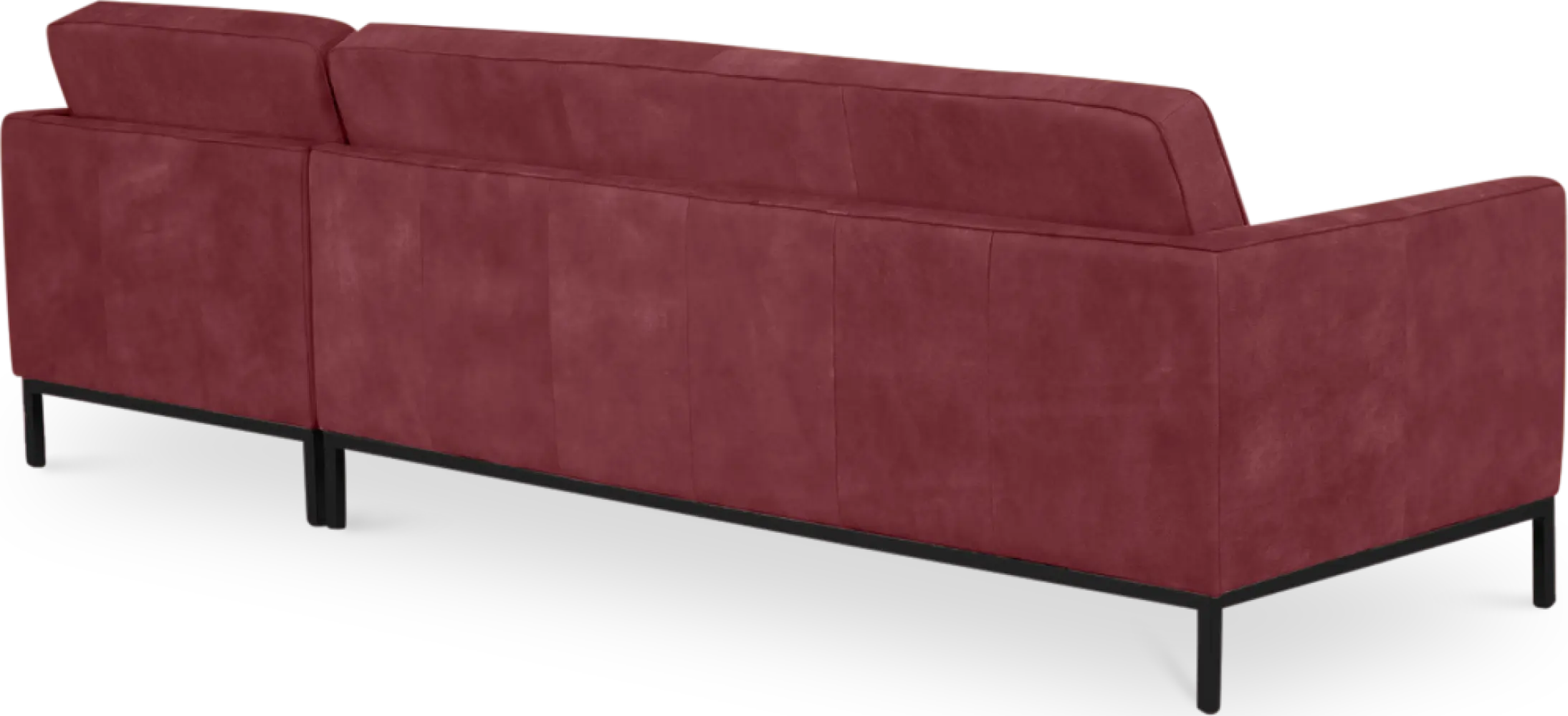 Italo Hoekbank Bordeaux Red Velvet (Hoek Links)