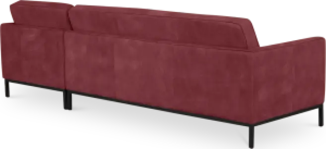 Italo Hoekbank Bordeaux Red Velvet (Hoek Links)