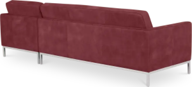 Italo Hoekbank Bordeaux Red Velvet (Hoek Links)