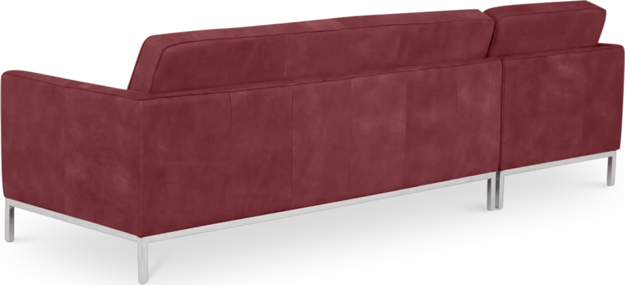 Italo Hoekbank Bordeaux Red Velvet (Hoek Rechts)