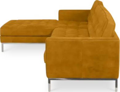Italo Hoekbank Okergold Velvet (Hoek Rechts)