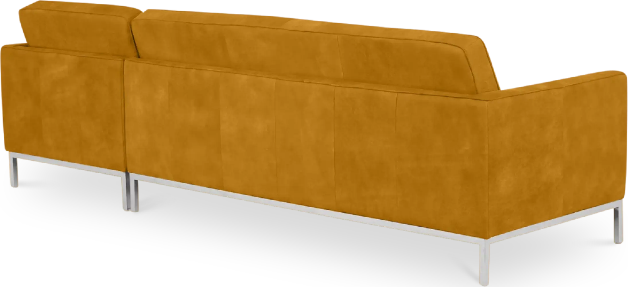 Italo Hoekbank Okergold Velvet (Hoek Links)