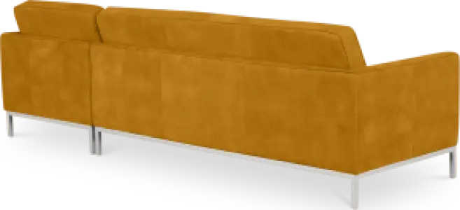Italo Hoekbank Okergold Velvet (Hoek Links)