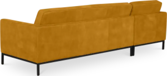 Italo Hoekbank Okergold Velvet (Hoek Rechts)
