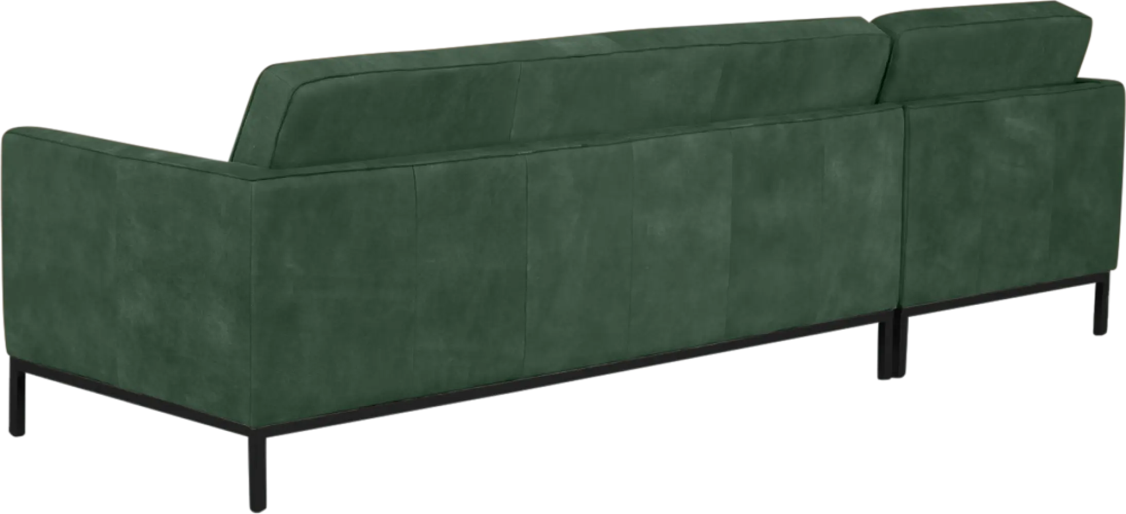 Italo Hoekbank Forest Green Velvet (Hoek Rechts)