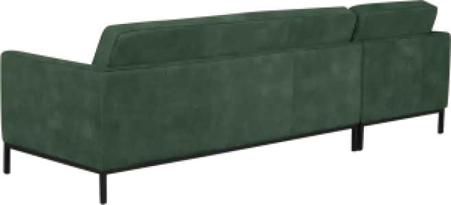 Italo Hoekbank Forest Green Velvet (Hoek Rechts)