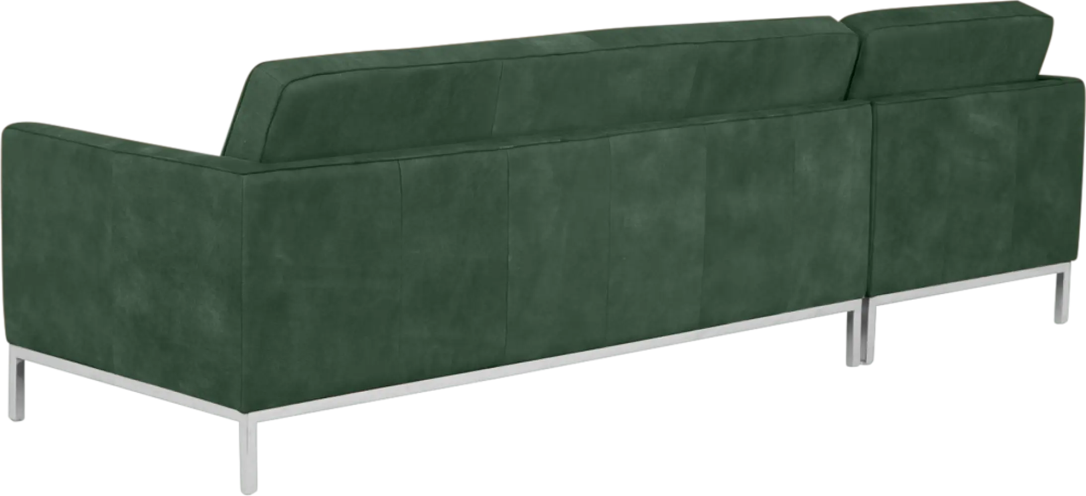 Italo Hoekbank Forest Green Velvet (Hoek Rechts)