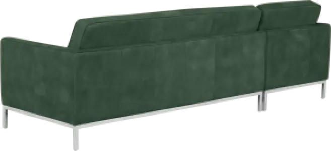 Italo Hoekbank Forest Green Velvet (Hoek Rechts)