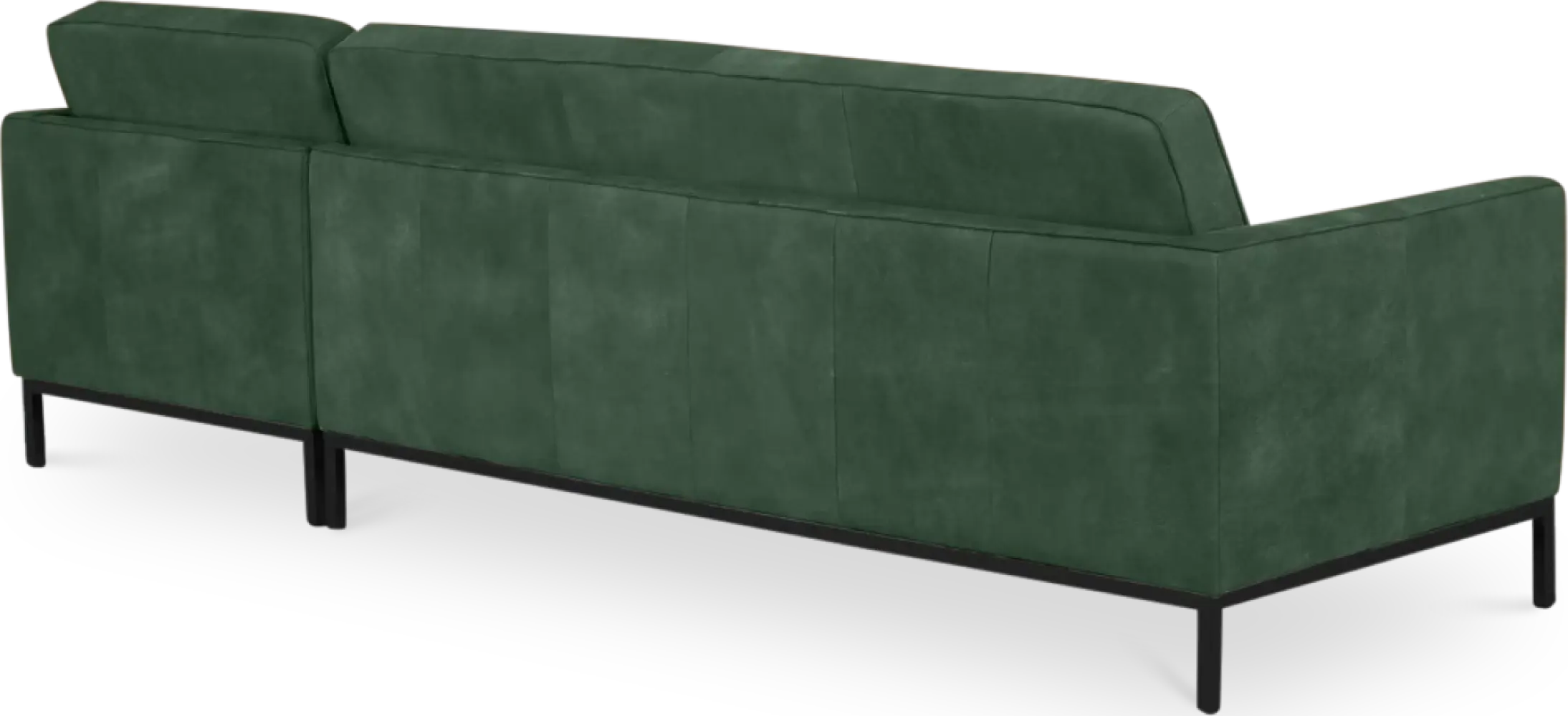 Italo Hoekbank Forest Green Velvet (Hoek Links)