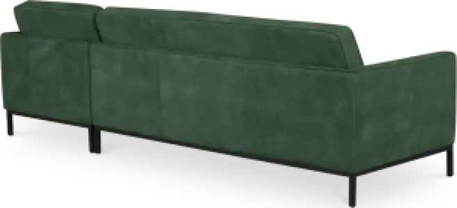 Italo Hoekbank Forest Green Velvet (Hoek Links)