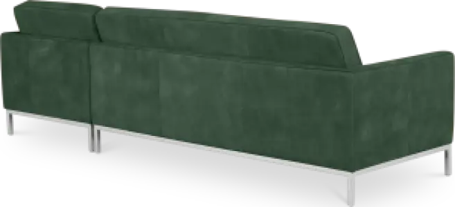 Italo Hoekbank Forest Green Velvet (Hoek Links)