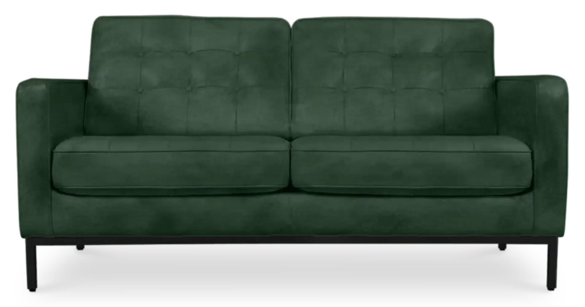 Italo Twee Zits Forest Green Velvet