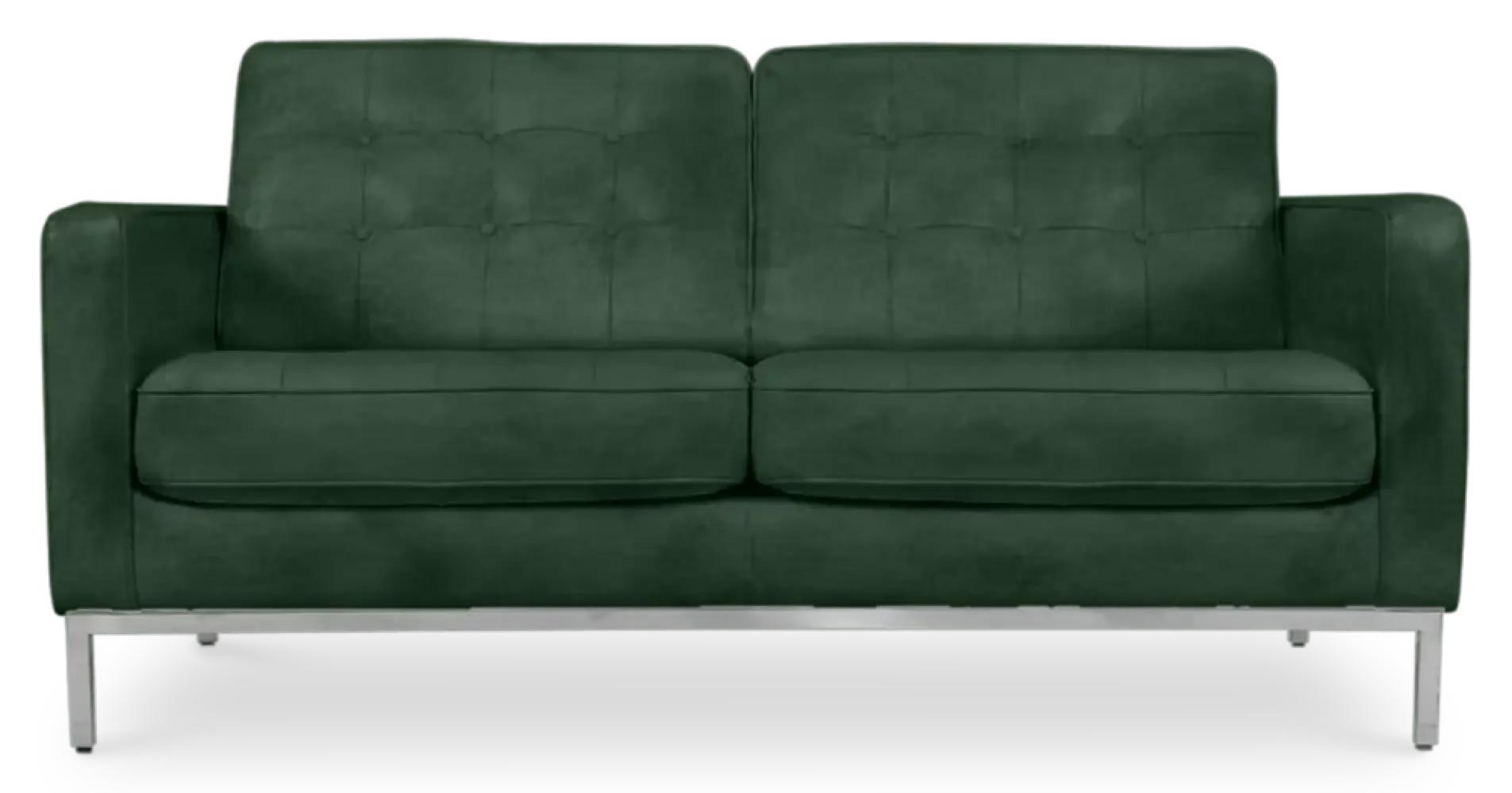Italo Twee Zits Forest Green Velvet