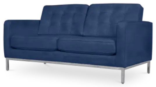 Italo Twee Zits Kings Blue Velvet