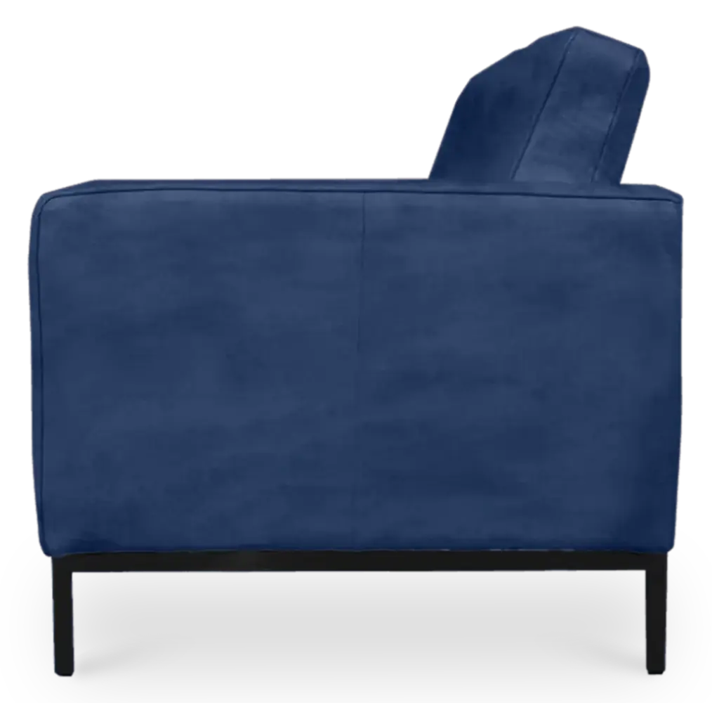 Italo Twee Zits Kings Blue Velvet