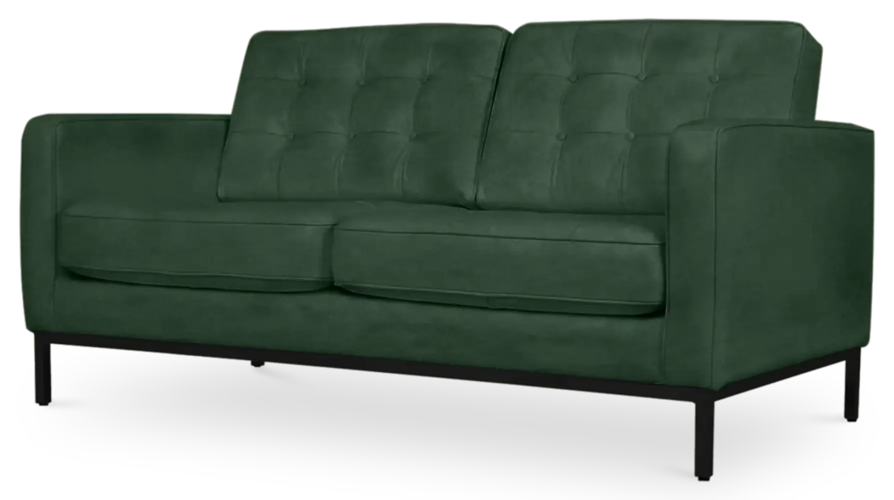 Italo Twee Zits Forest Green Velvet