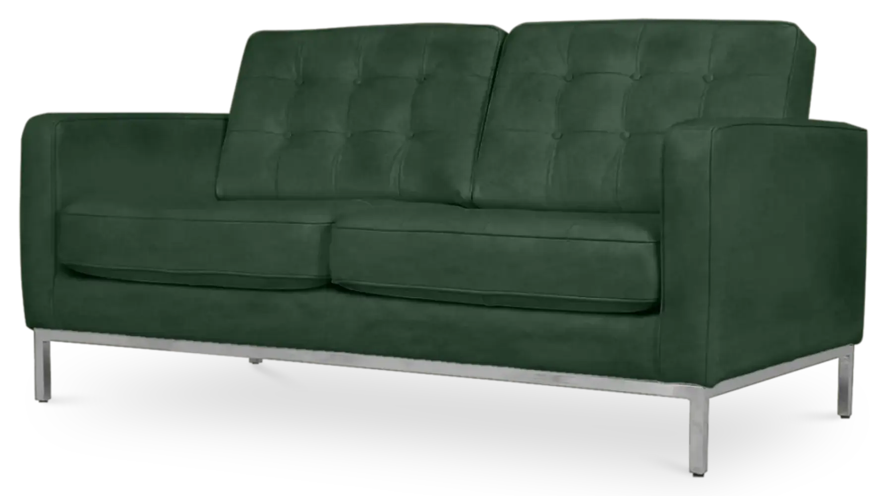 Italo Twee Zits Forest Green Velvet