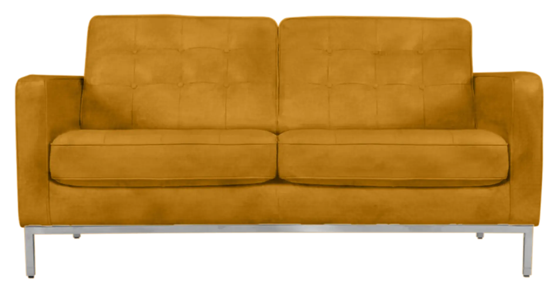 Italo Twee Zits Okergold Velvet