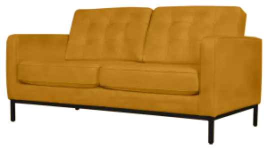 Italo Twee Zits Okergold Velvet