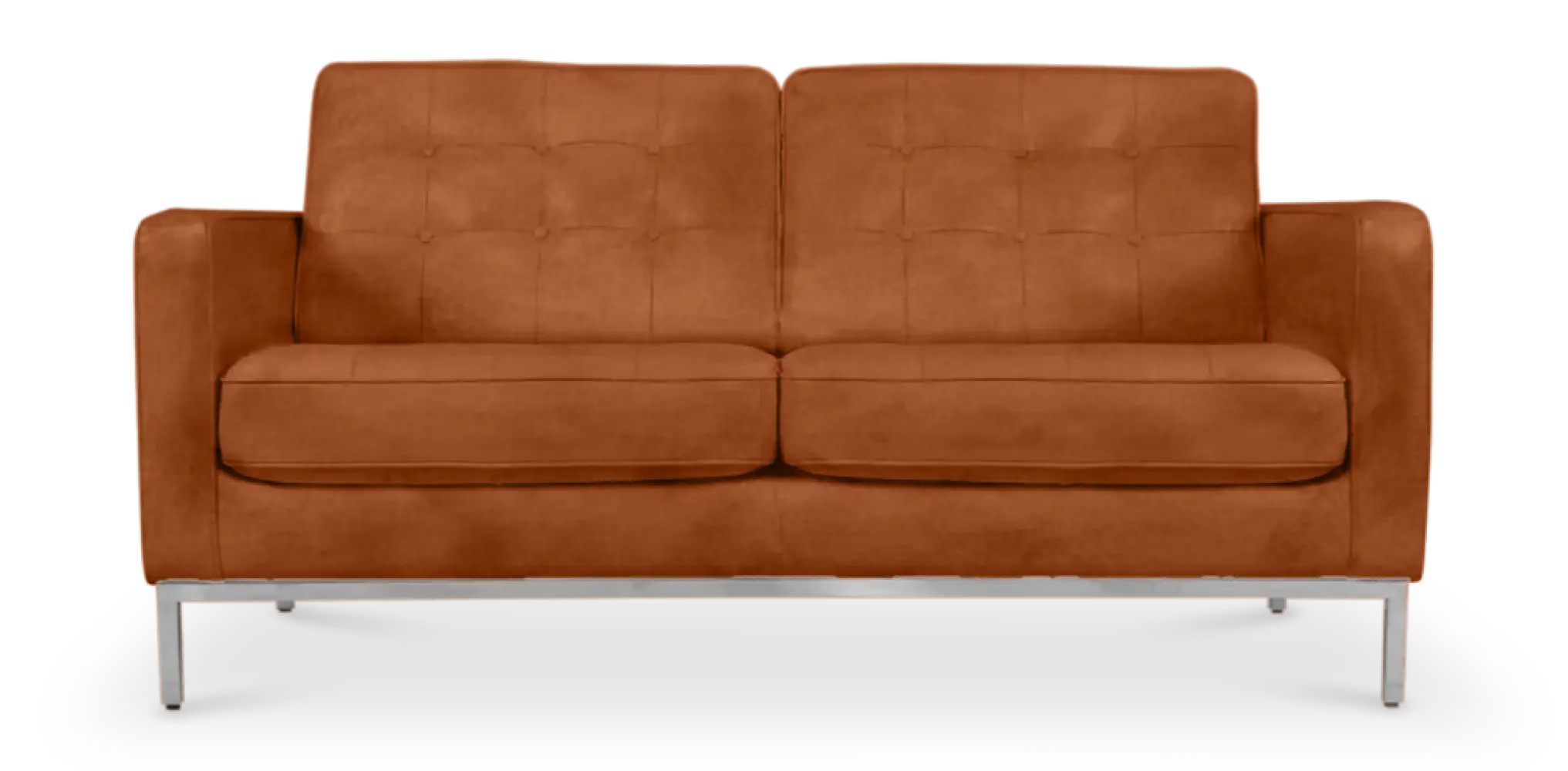 Italo Twee Zits Cognac Leer