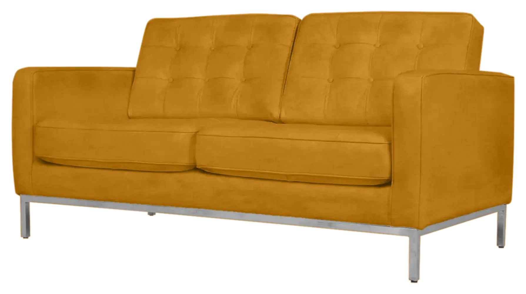 Italo Twee Zits Okergold Velvet