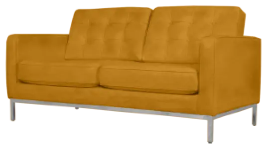 Italo Twee Zits Okergold Velvet