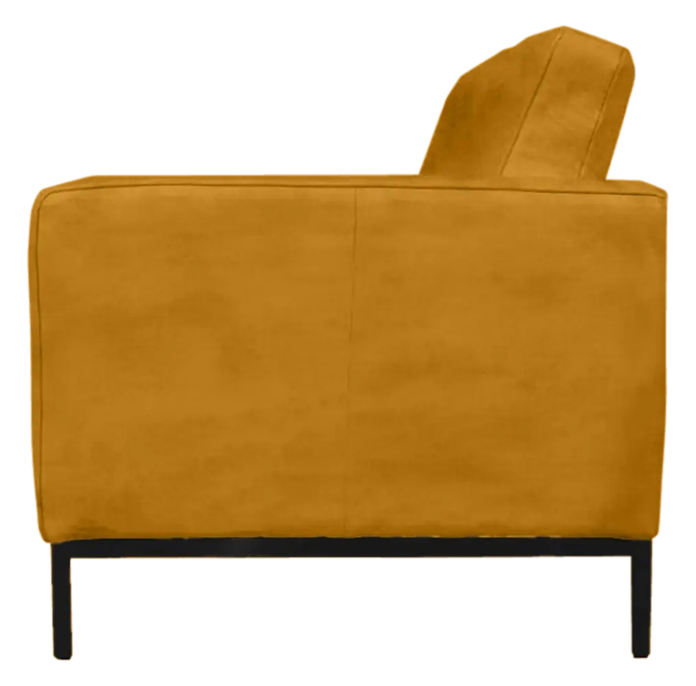 Italo Twee Zits Okergold Velvet