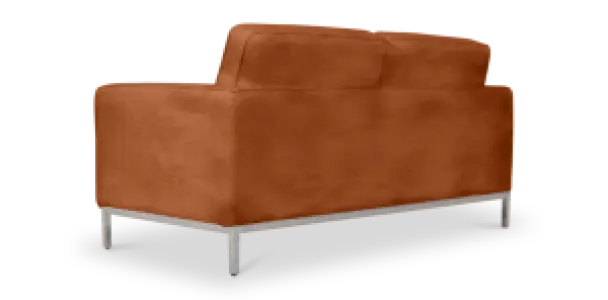 Italo Twee Zits Cognac Leer