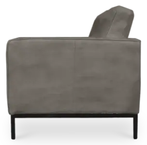 Italo Twee Zits Elegant Silver Grey Velvet
