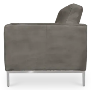 Italo Twee Zits Elegant Silver Grey Velvet