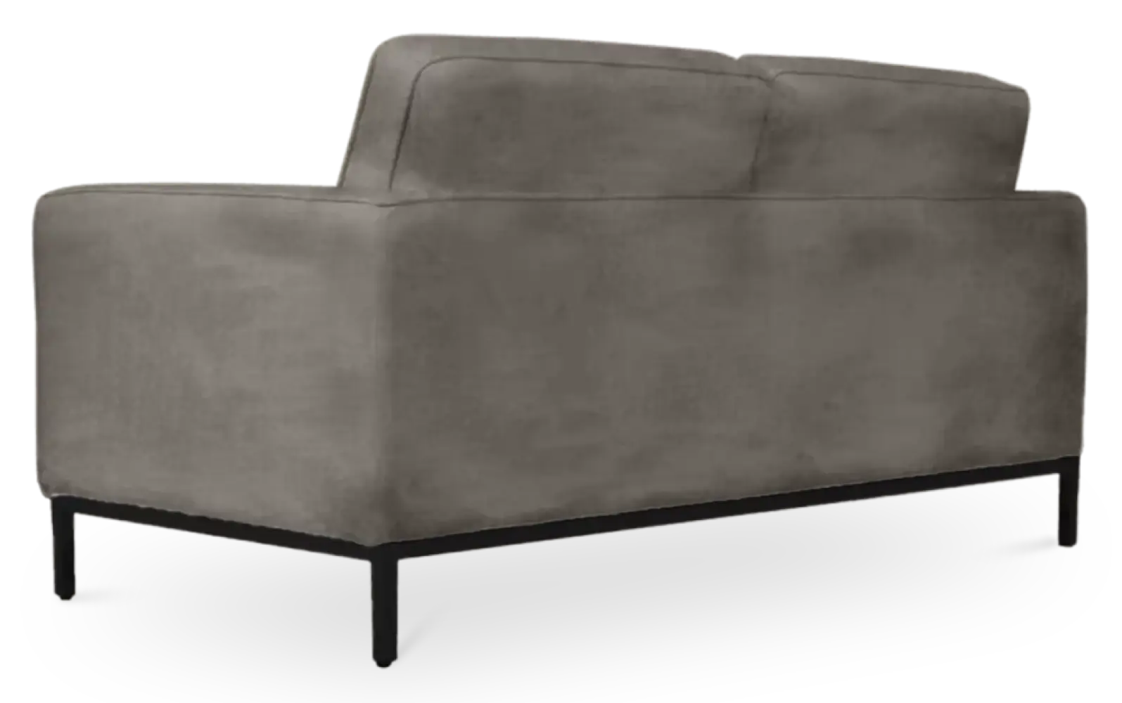 Italo Twee Zits Elegant Silver Grey Velvet