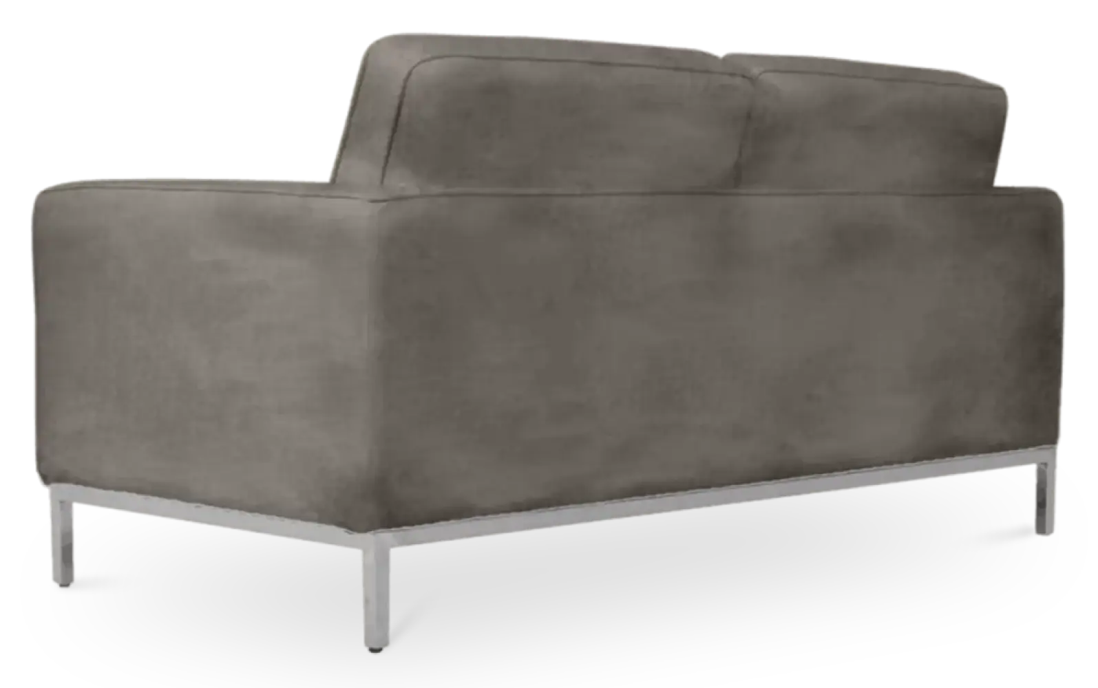 Italo Twee Zits Elegant Silver Grey Velvet