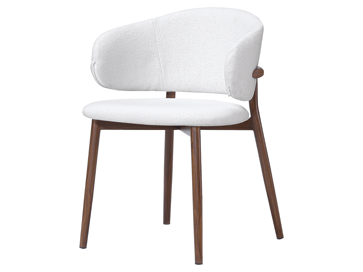 Bouclé Eetkamerstoelen